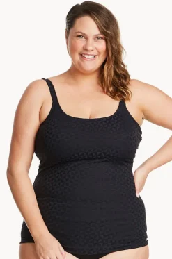 Aztec Jacquard Scoop Neck Tankini Separate