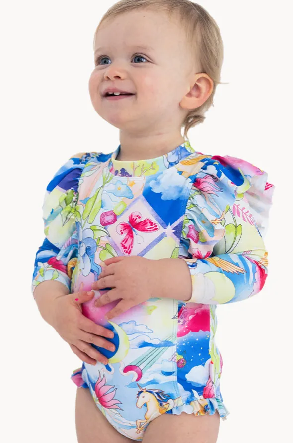 Baby Girls Surrealism Sunsuit