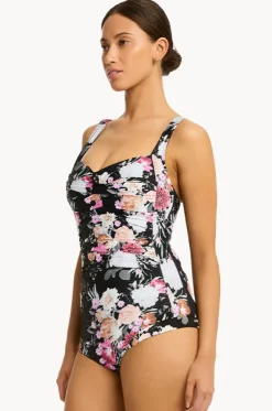 Belle Twist Front Boyleg One Piece