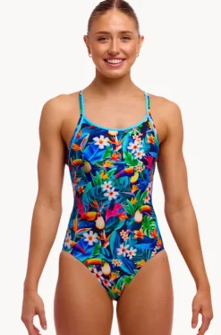 Birdie Wordie Diamond Back One Piece