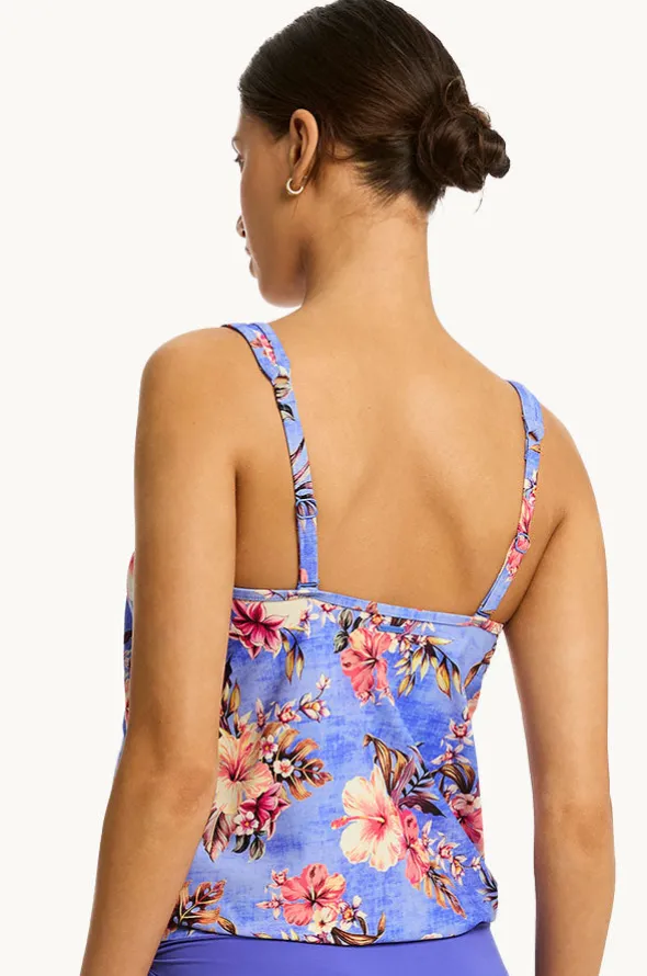 Blue Hawaii Blouson Tankini Separate