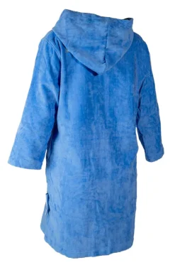Blue Riptide Hooded Towel Robe L/XL