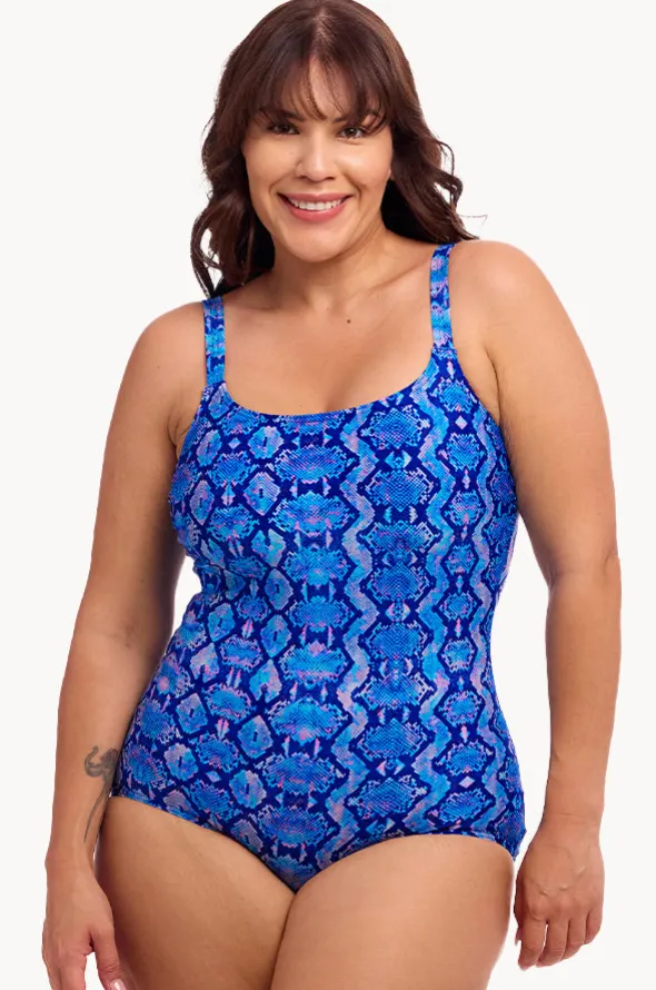 Blue Viper Scoop Neck One Piece