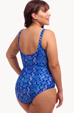 Blue Viper Scoop Neck One Piece
