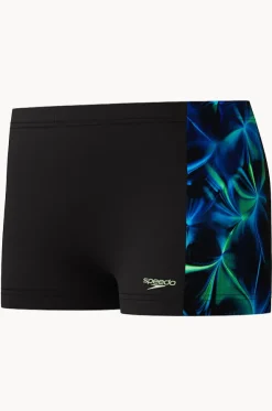 Boys Allover Print Panel Aquashort