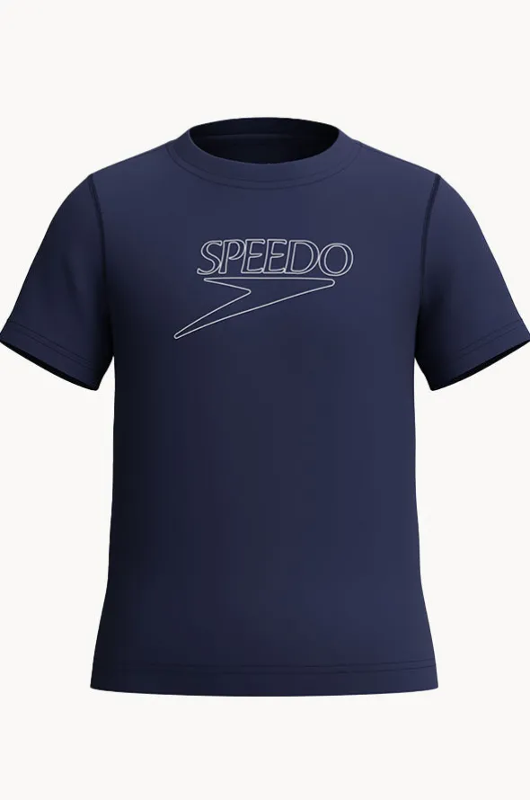 Boys Classic Logo Short Sleeve Suntop