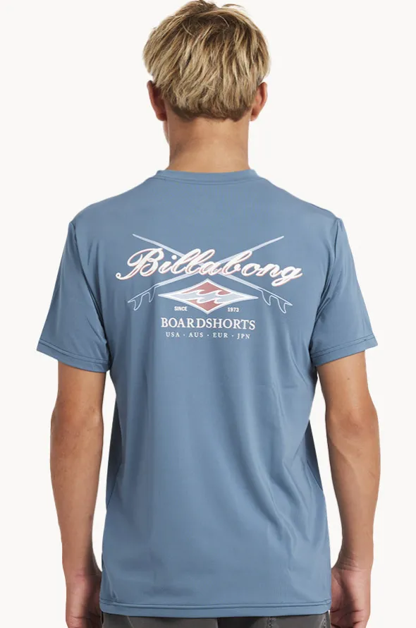 Boys Crossboards Short Sleeve Suntop