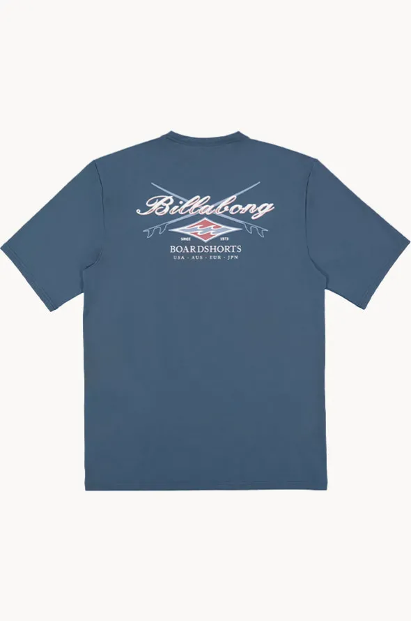 Boys Crossboards Short Sleeve Suntop