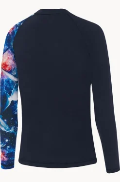 Boys Digi Long Sleeve Suntop
