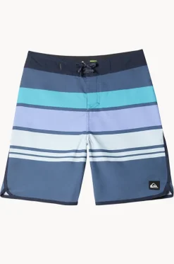 Boys Everyday Stripe 17" Boardshort