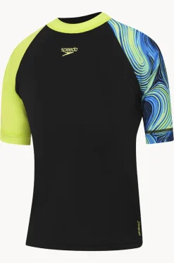 Boys Logo Short Sleeve Suntop