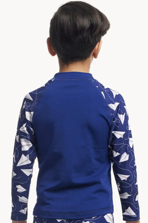 Boys Paper Plain Suntop