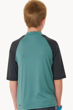 Boys Shock Short Sleeve Suntop