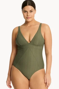 Caracus Scoop Back Panel Line One Piece