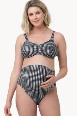 Check Nursing Bikini Set