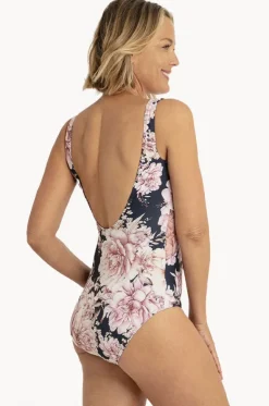 Chiara Gathered Surplice One Piece