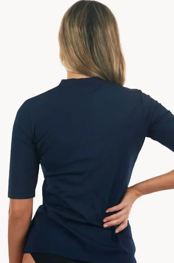Classic Zip Short Sleeve Suntop