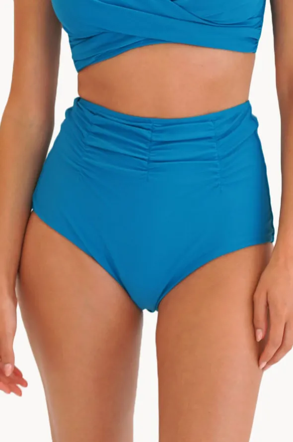 Contours Gathered High Waist Pant
