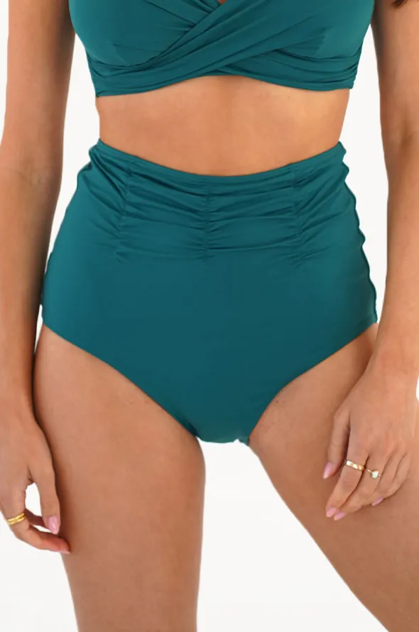 Contours Gathered High Waist Pant
