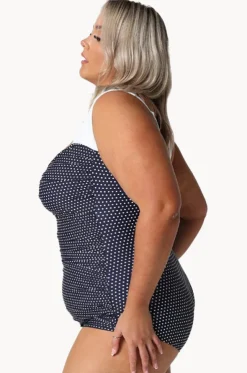 Dots Skirted Retro One Piece