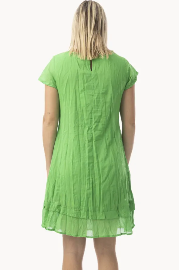 Essentials Gauze Frill Hem Dress