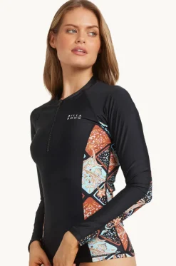 Forever Folk Reef Break Long Sleeve Suntop