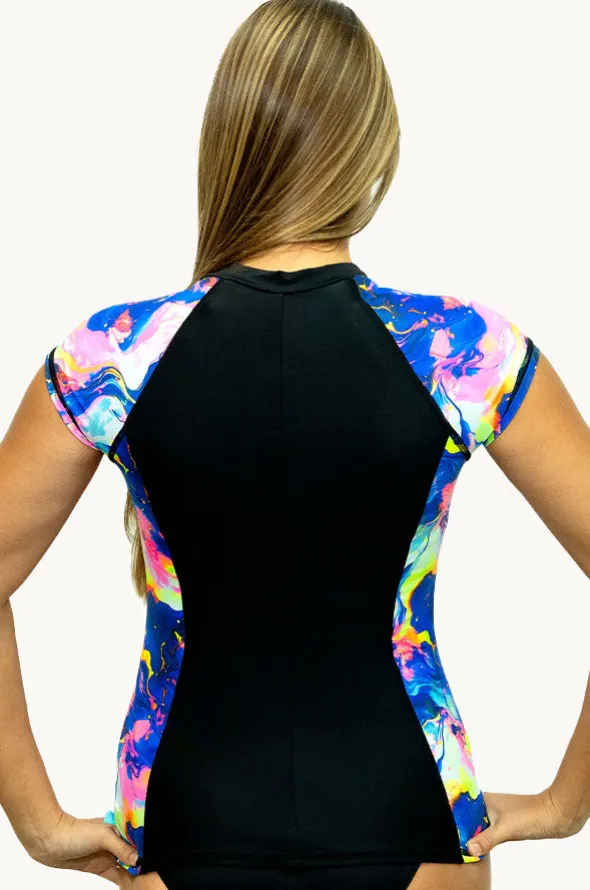Galaxy Short Sleeve Suntop