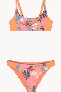 Girls Active Floral Bralette Set