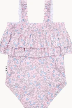 Girls Bluebell Floral Frill One Piece