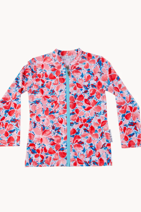 Girls Coral Suntop
