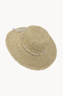 Girls Crochet Shell Trim Hat
