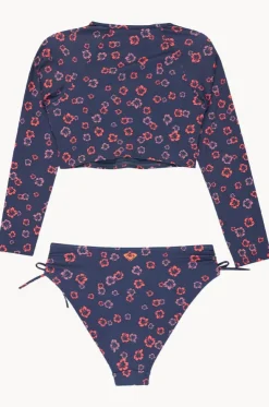 Girls Cute Ditsy Crop Suntop Set