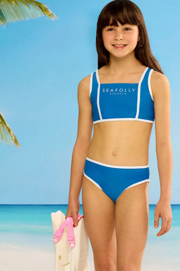 Girls Essentials Crop Set