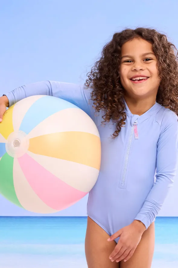 Girls Essentials Long Sleeve Sunsuit