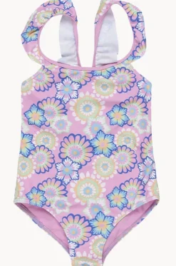 Girls Flower Party One Piece