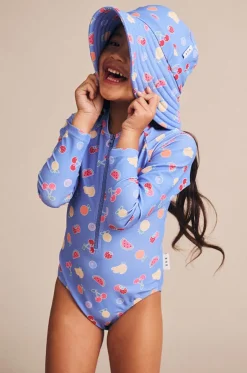 Girls Fruit Emoji Sunsuit