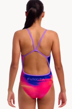 Girls Go Riding Single Strap One Piece