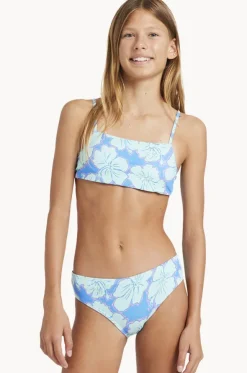 Girls Happy Hibiscus Crop Set