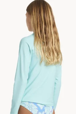 Girls Heat Wave Long Sleeve Suntop