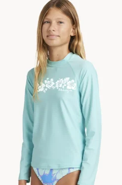 Girls Heat Wave Long Sleeve Suntop