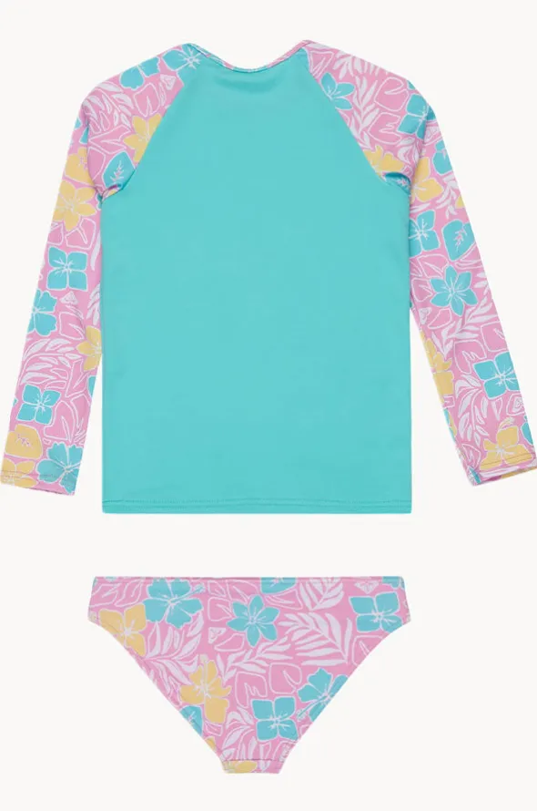 Girls Hibiscus Jam Suntop Set