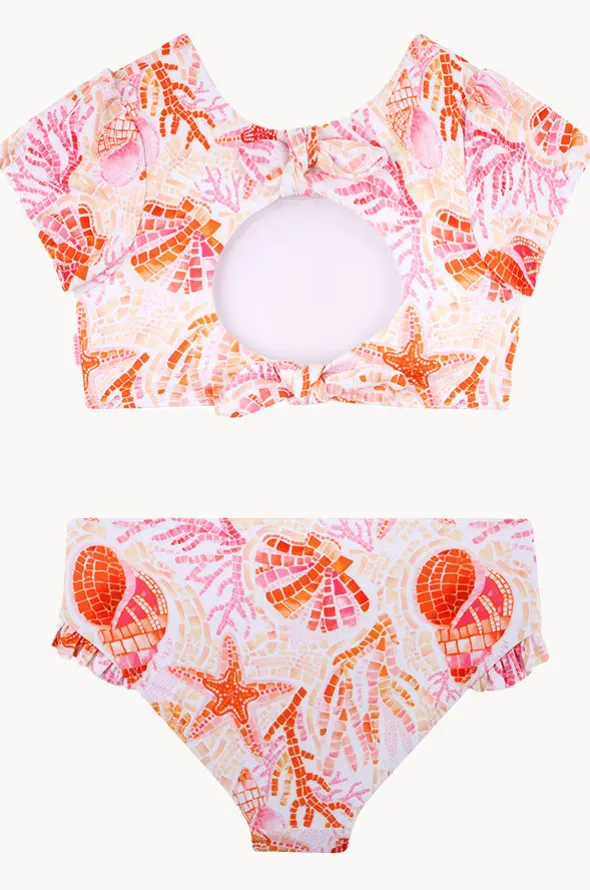Girls La Mer Short Sleeve Crop Set