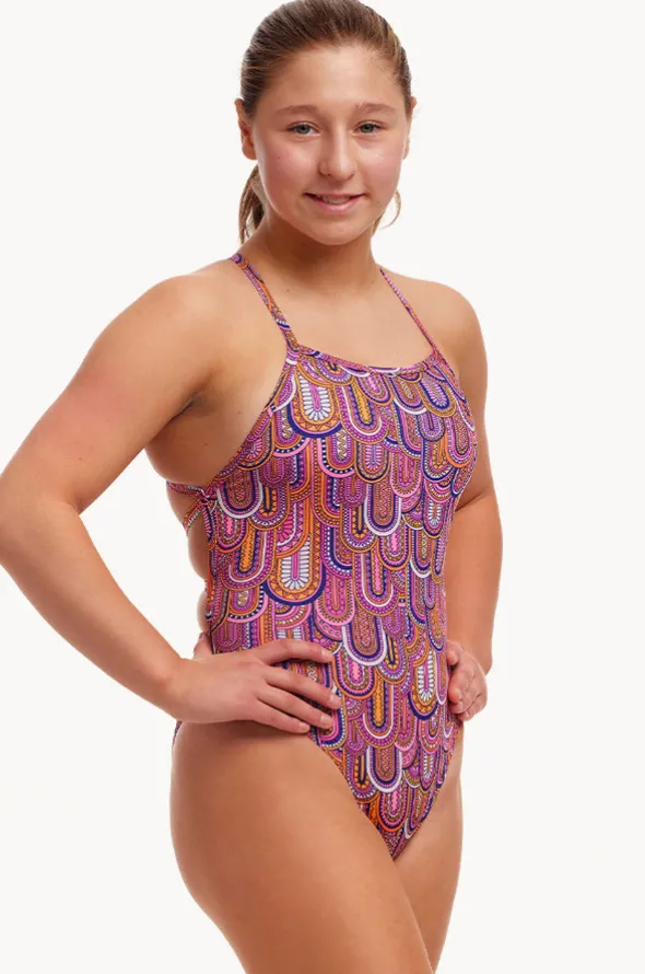 Girls Learn To Fly Strapped In One Piece