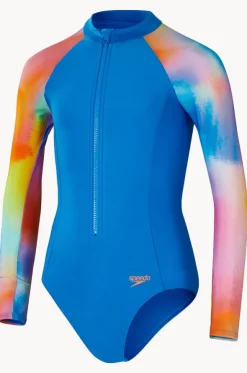 Girls Long Sleeve Sunsuit