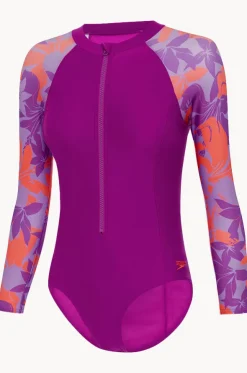 Girls Long Sleeve Sunsuit