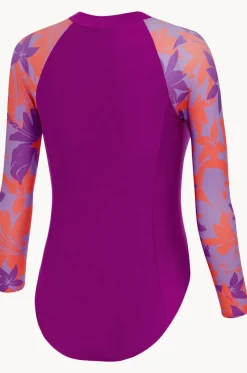 Girls Long Sleeve Sunsuit