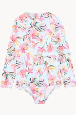 Girls Lou Long Sleeve Sunsuit