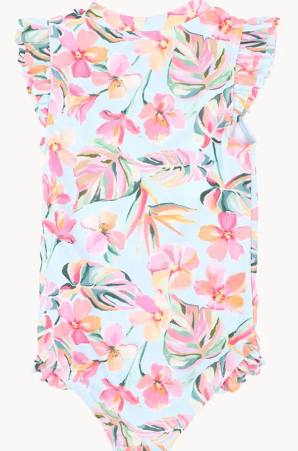 Girls Lou Short Sleeve Sunsuit