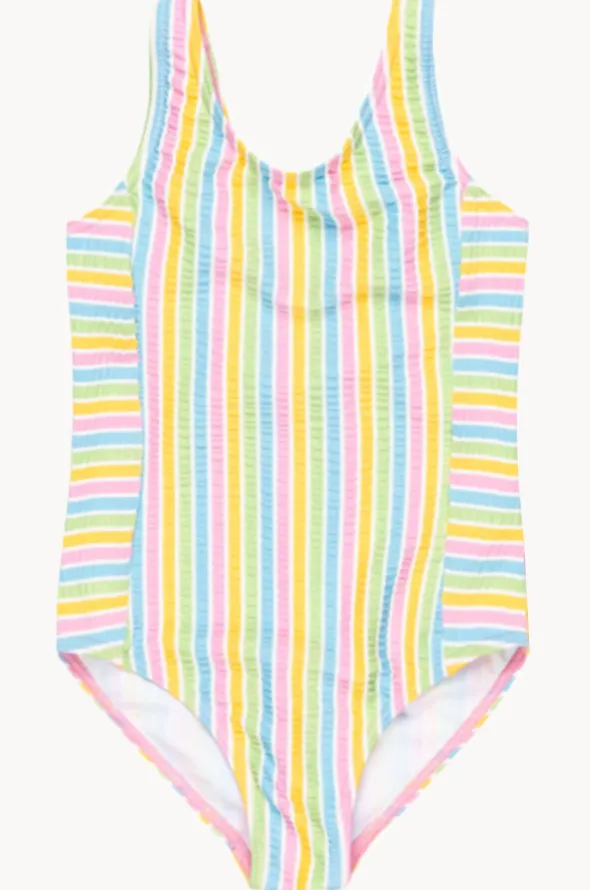 Girls Mirage Stripe One Piece