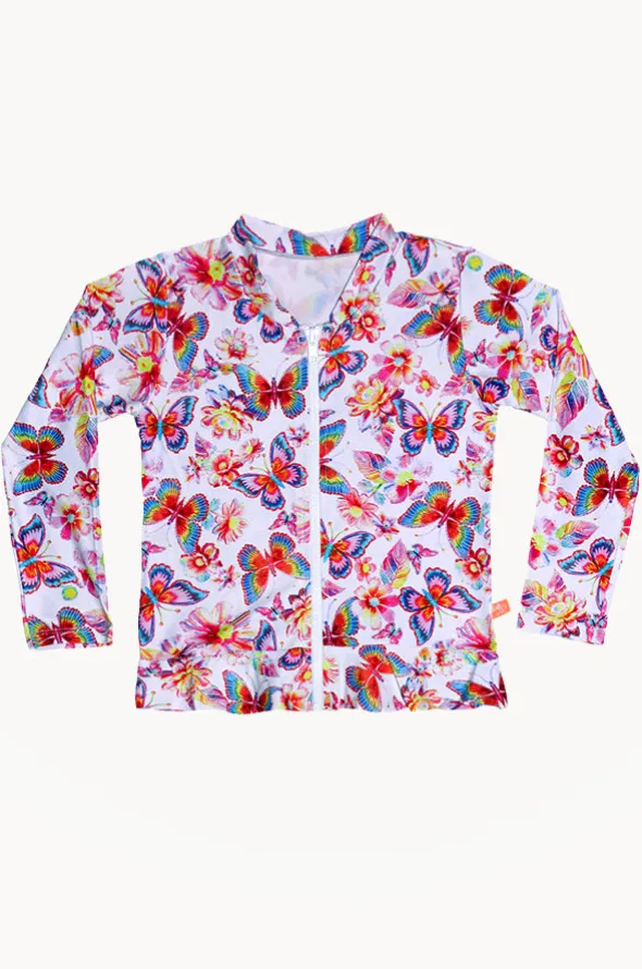 Girls Miss Aloha Long Sleeve Suntop